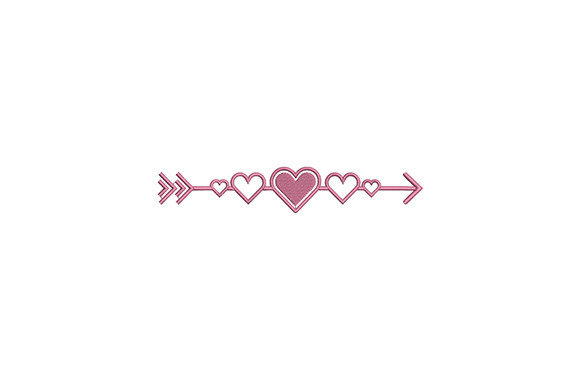 Arrows Hearts: A Smart Valentine’s Day Embroidery Pick