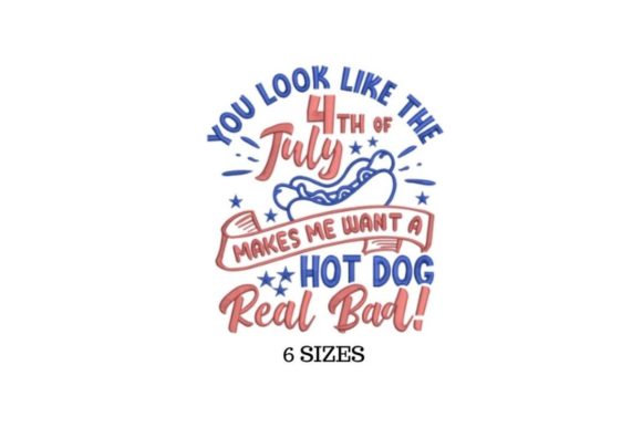 Fourth of July Hot Dog
