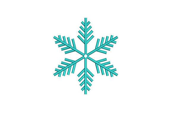Leaves Stem Snowflake