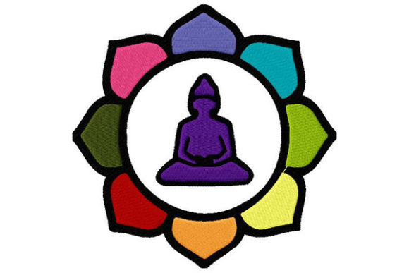 Mandala Buddha Colored
