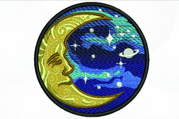 Moon Patch: A Timeless Embroidery Accent for Meaningful Gifts