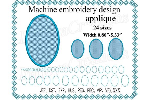 Oval Applique: A Craft Fair-Ready Shape Design
