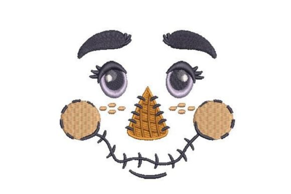 Scarecrow Face: A Warm, Rustic Touch for Small Business Merch