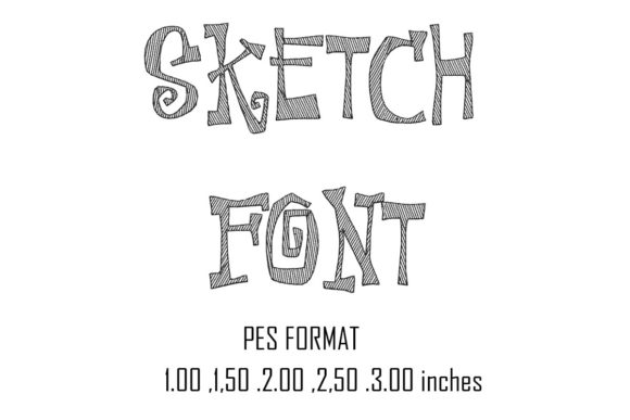 Sketch Font: A Playful, Festive Alphabet for Holiday Stitching