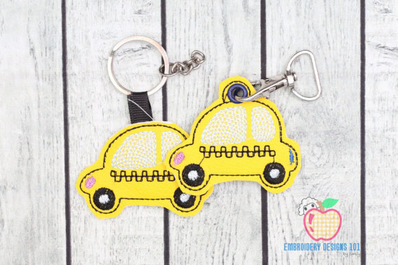 Taxi Car Keyfob Keychain ITH