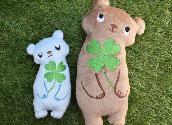 Teddy Bear with Clover