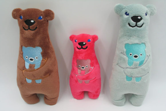 Teddy Bear with Little Bear ITH